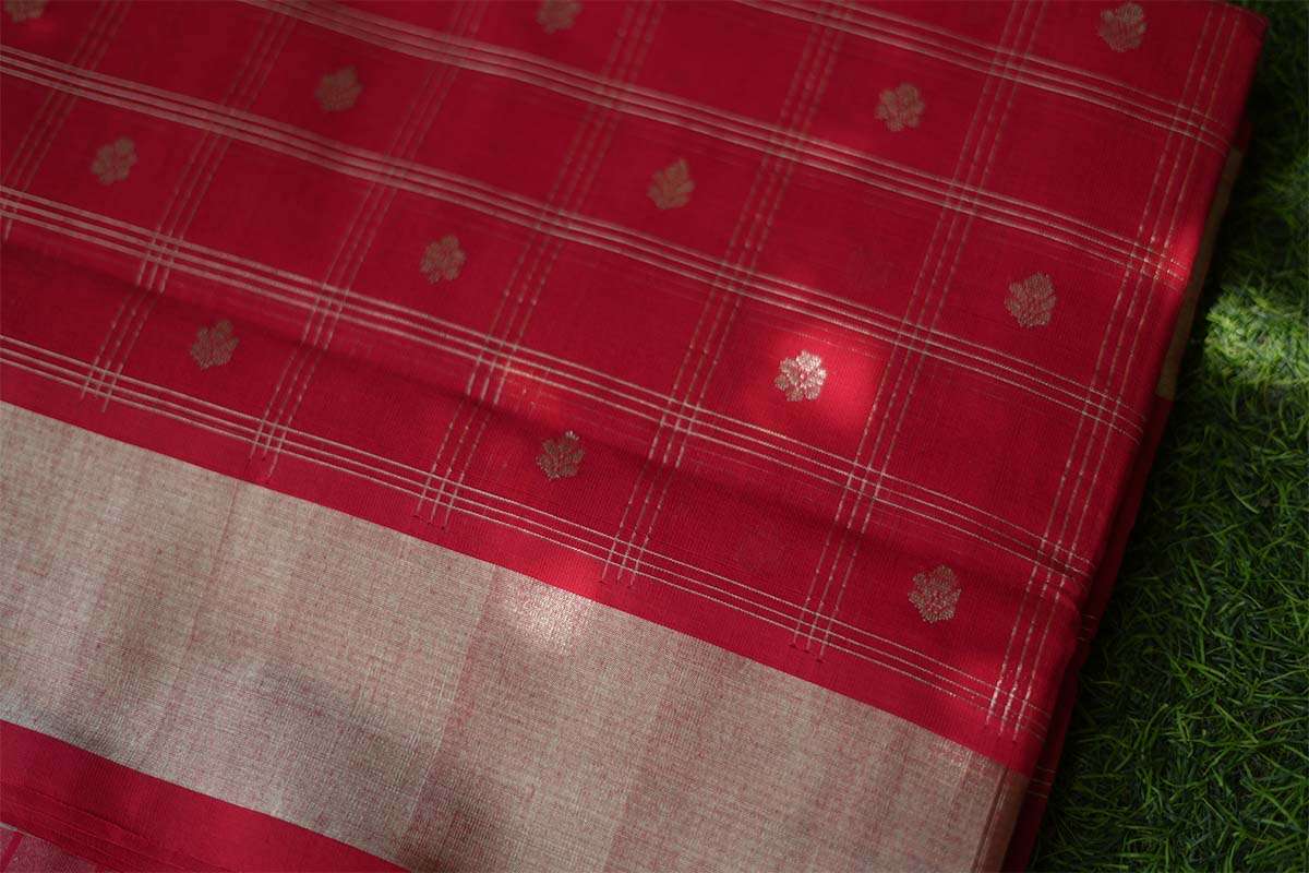 Pure Uppada Handloom Cotton | DHVC030 - Image 3