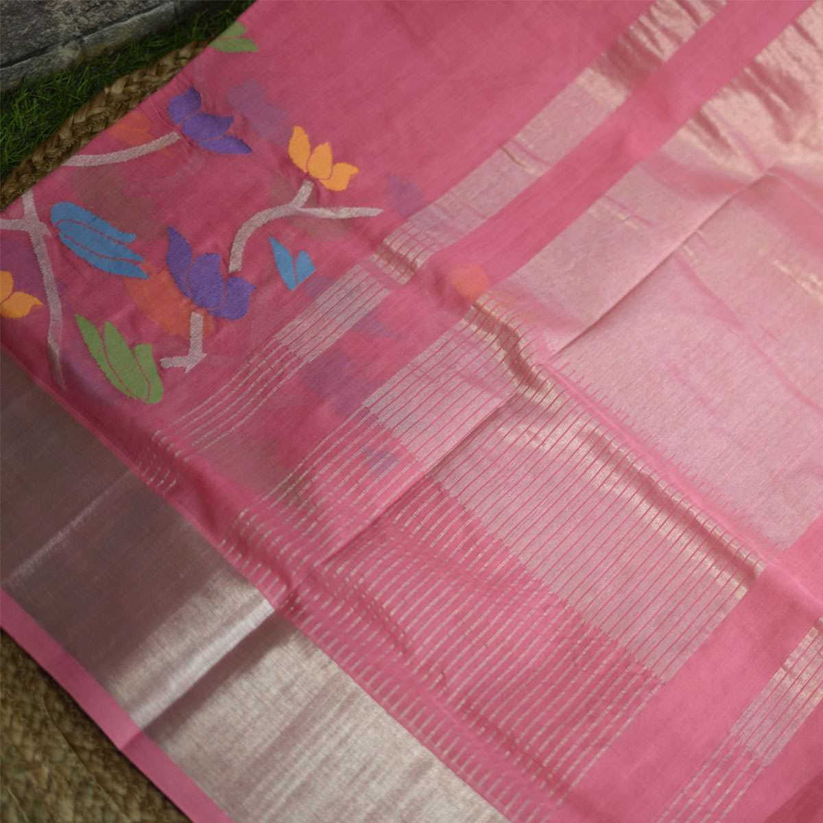 Pure Uppada Handloom Cotton | DHVC003 - Image 3