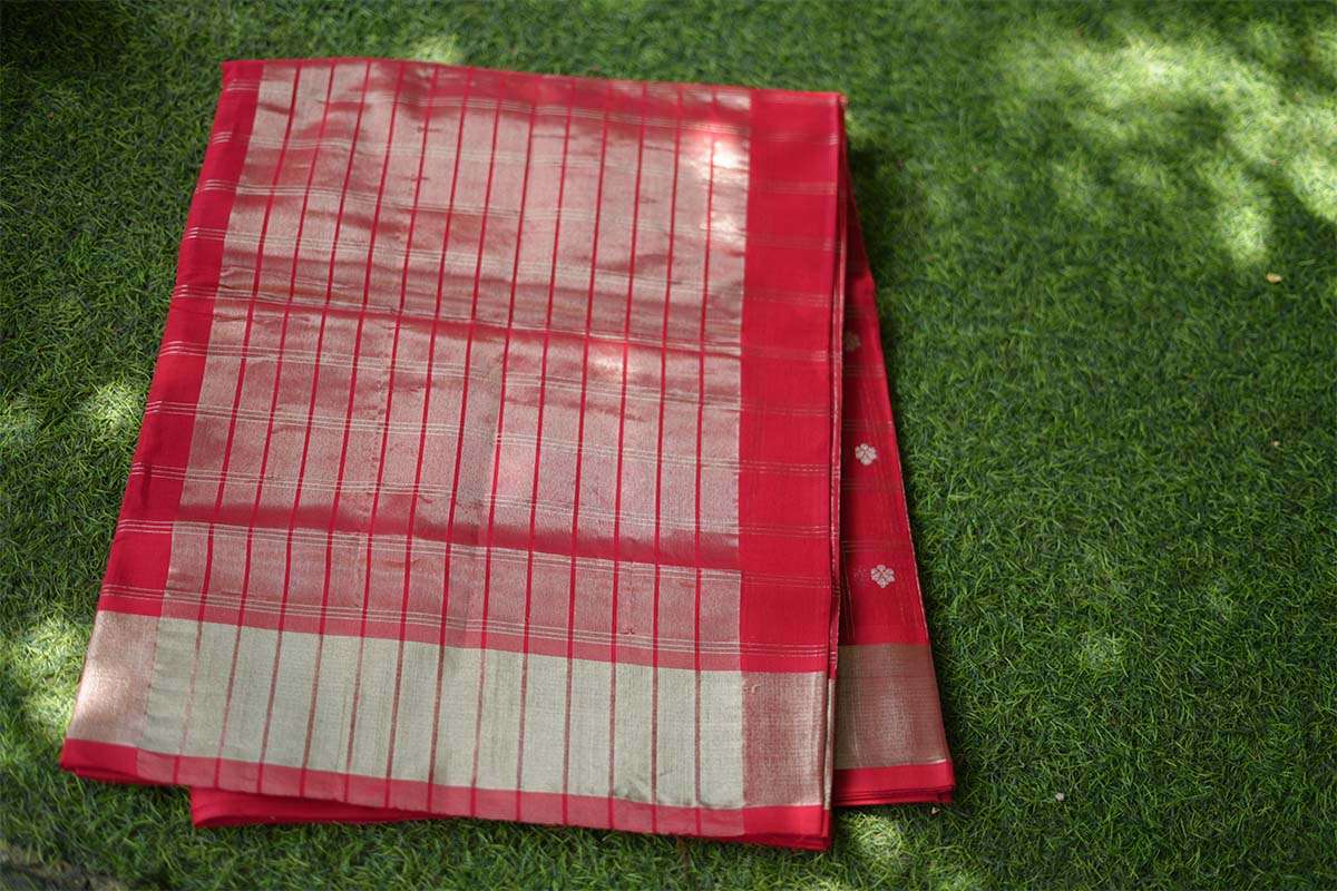 Pure Uppada Handloom Cotton | DHVC030 - Image 4