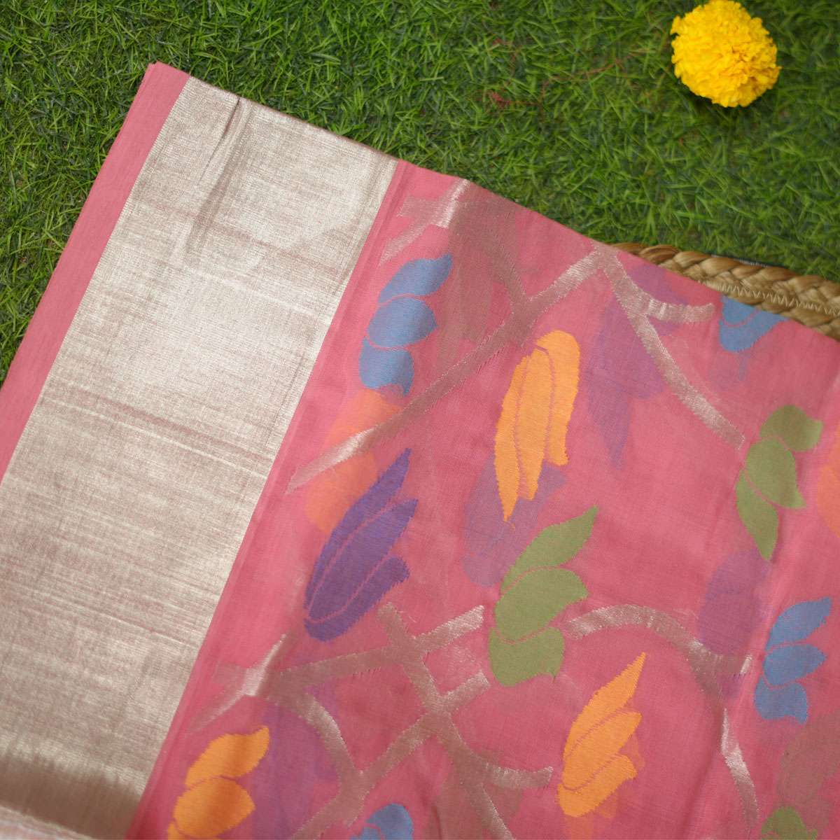 Pure Uppada Handloom Cotton | DHVC003 - Image 2