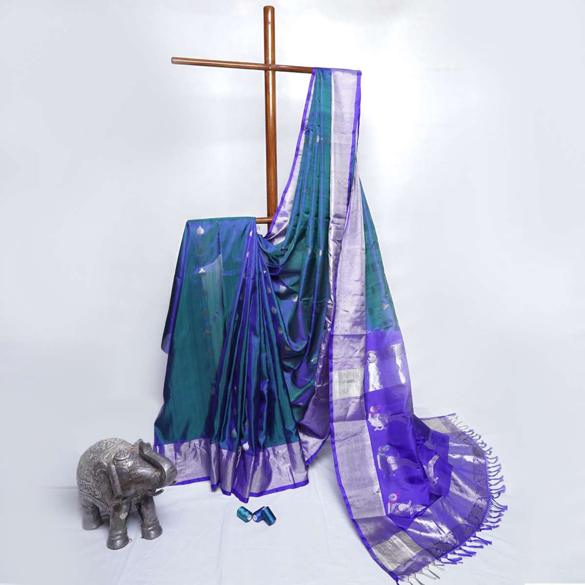 Pure Uppada Handloom Silk | DVPP004 - Image 5